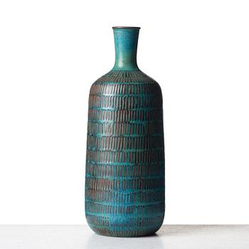 Stig Lindberg, a stoneware vase, Gustavsberg studio 1961.