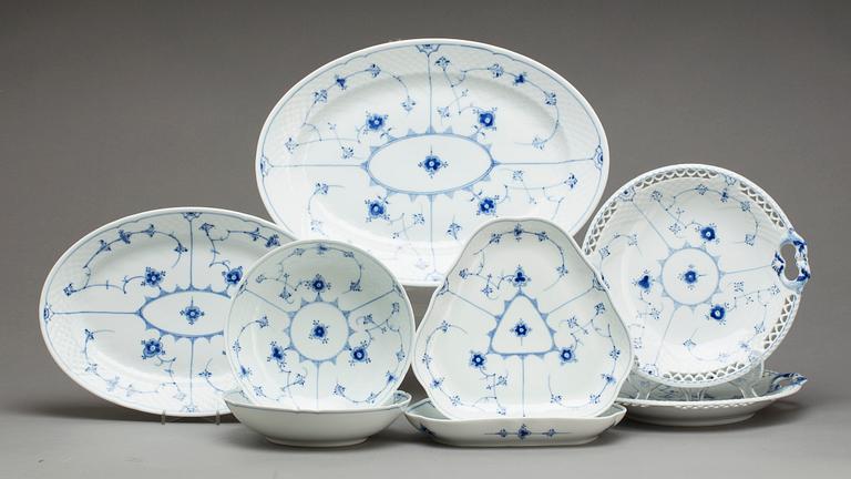 SERVIS, 75 dlr, "Blå malet", Bing o Gröndahl, porslin, 1900-talets andra hälft.