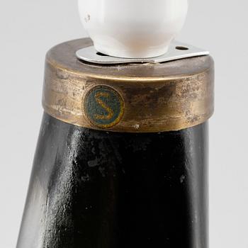 BORDSLAMPOR, 1 par, Carl Fagerlund, Orrefors, 1900-talets andra hälft.