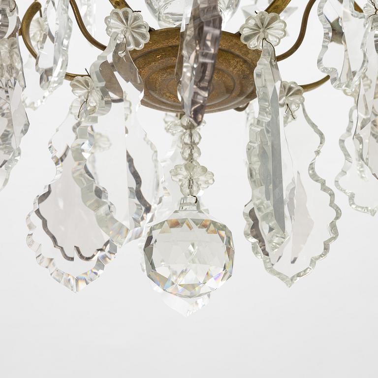 A Rococo Style Chandelier, 20th Century.