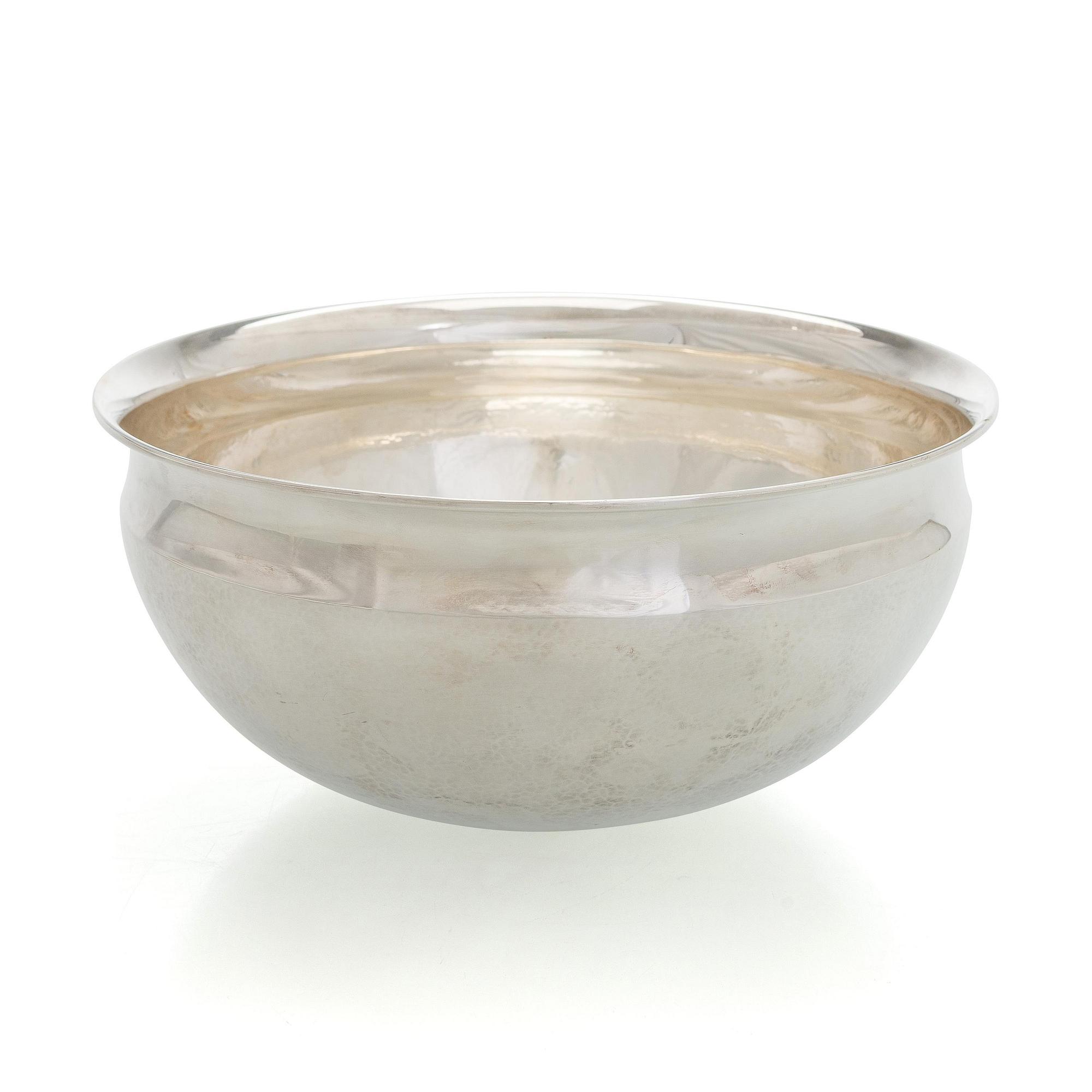 Tapio Wirkkala, a 'TW 341' silver bowl, Kultakeskus, Hämenlinna 1965.