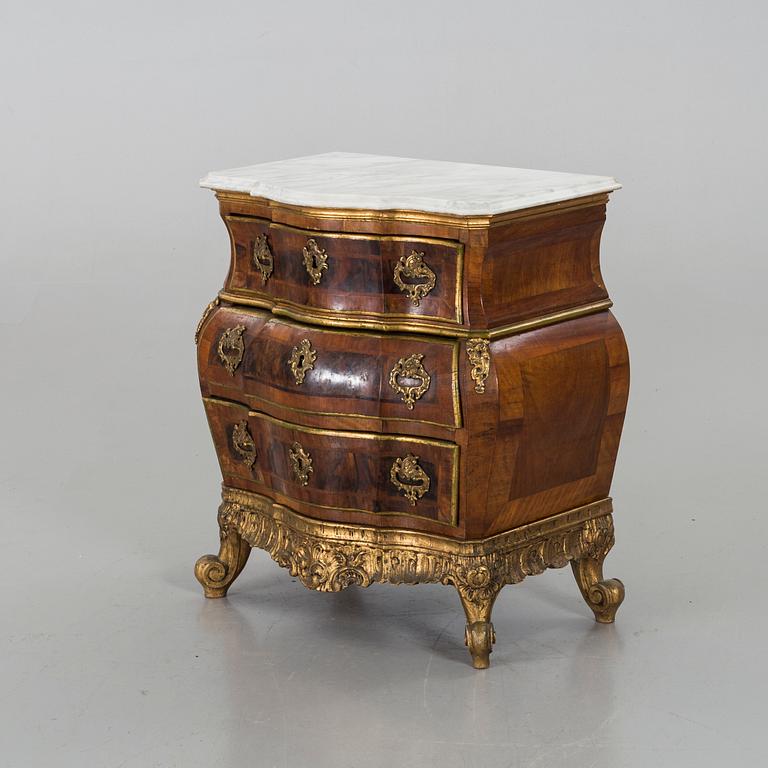 A Danish rococo bureau.