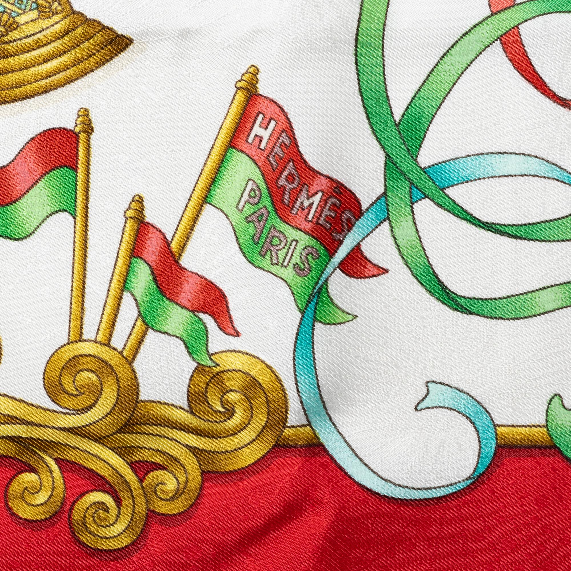 Hermès, scarf, "Luna Park".