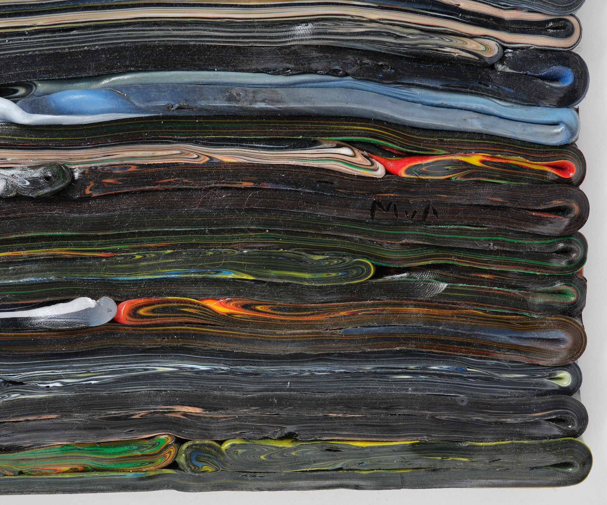 Matthias van Arkel, "Stripe Painting Black".