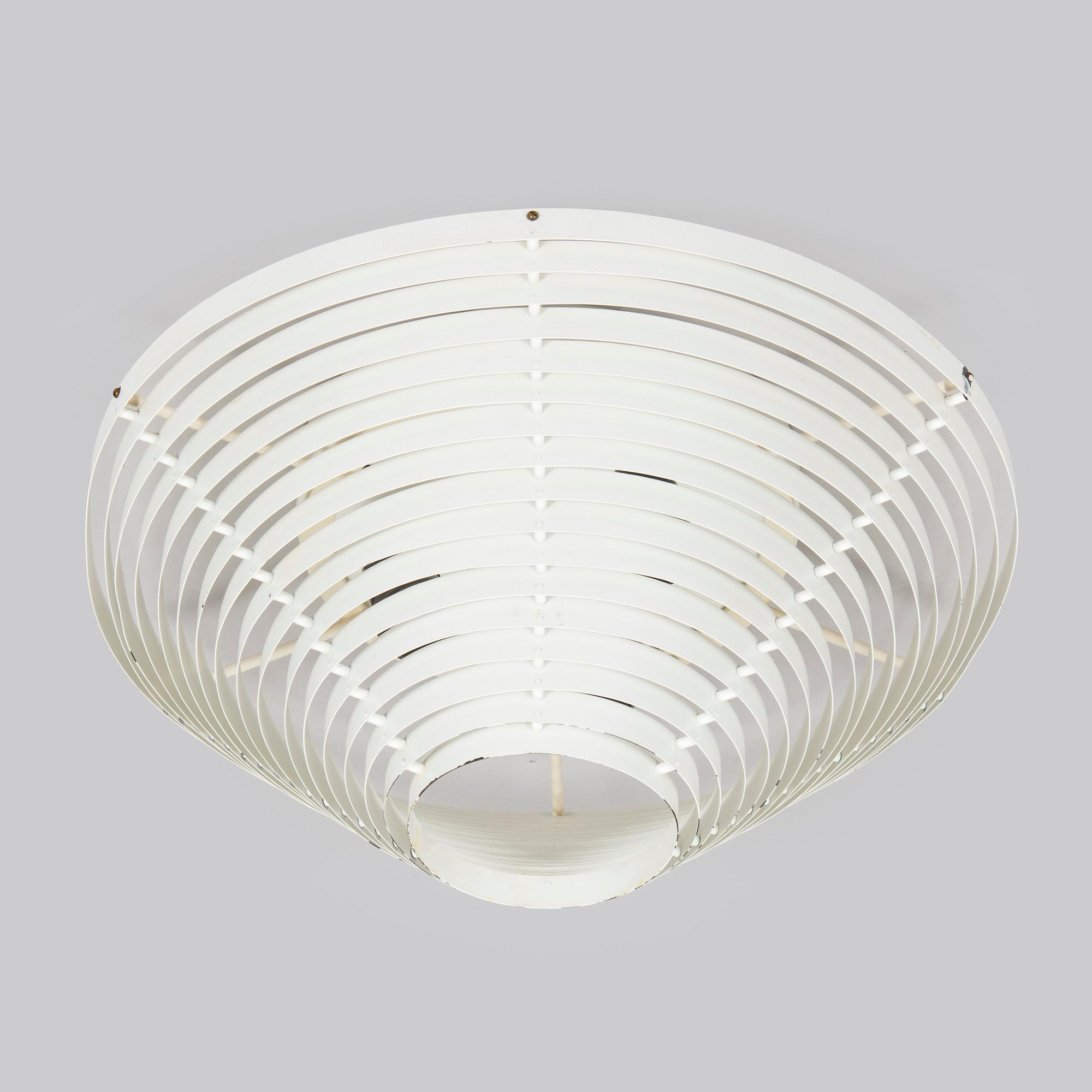 Alvar Aalto, kattovalaisin, malli A622B. Valaistustyö.