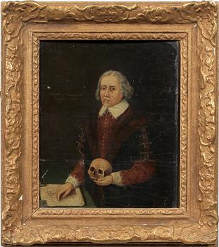 OKÄND KONSTNÄR, olja på pannå, 1600/1700-tal.