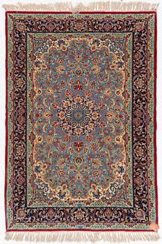 Carpet, Old Isfahan, approx. 150 x 103 cm.