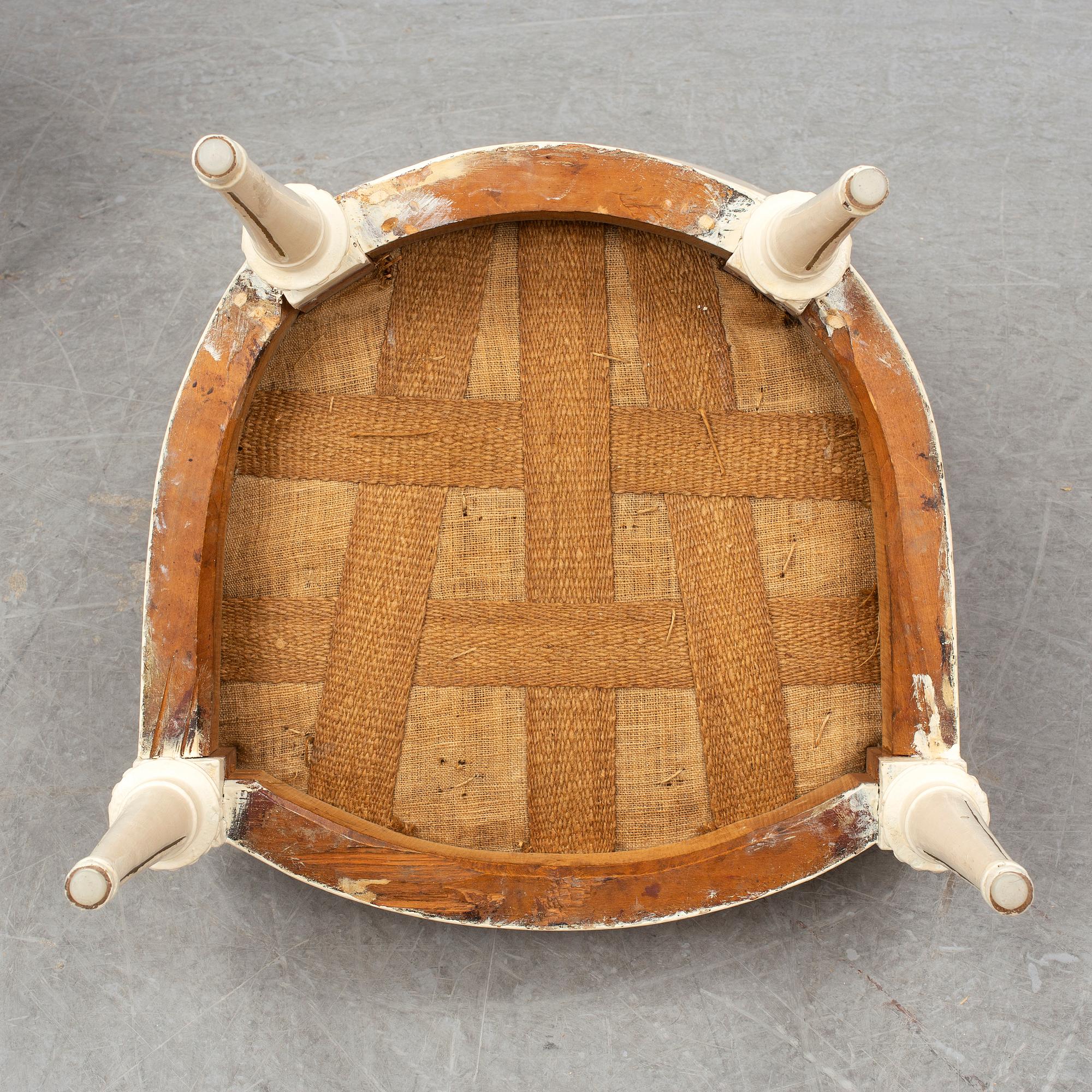 STOLAR, ett par, gustavianska stockholmsarbeten, 1700-talets slut.