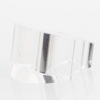 Siv Lagerström, three rings, acrylic plastic, 1970s.