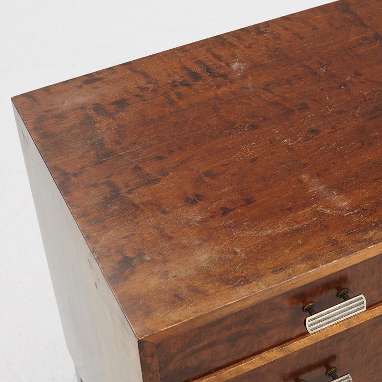 A chest of drawers, 1930's.