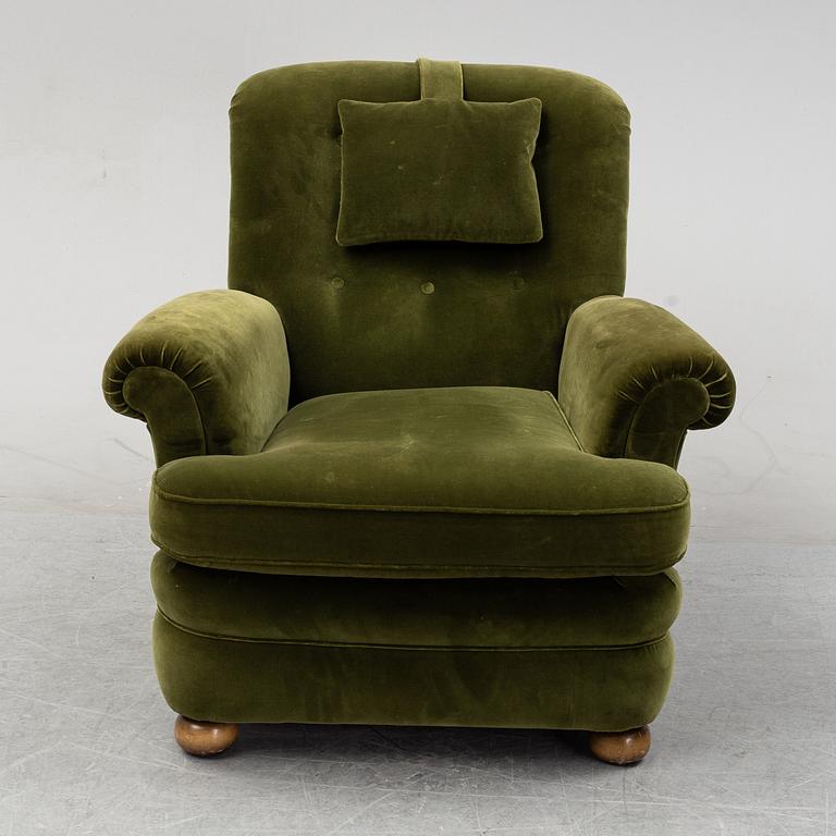 Josef Frank, fåtölj, modell 336, Firma Svenskt Tenn, formgiven 1934.