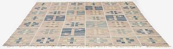 Märta Måås-Fjetterström, a carpet, 'Ulriksdal', flat weave, c. 290 x 250 cm, signed MMF.