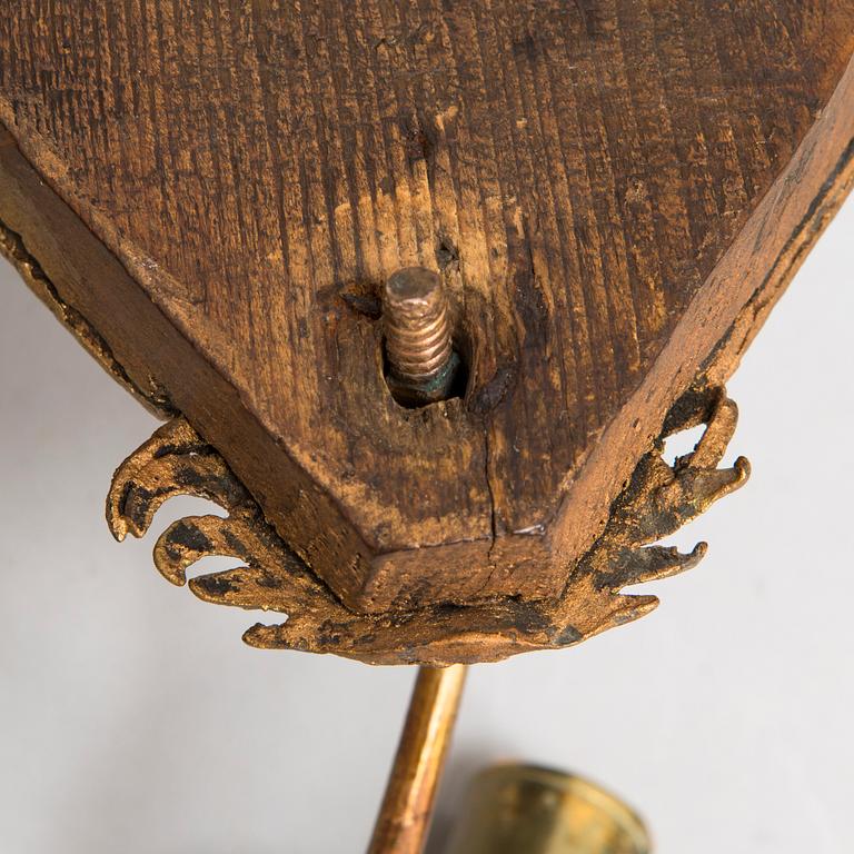 LJUSLAMPETTER, ett par, gustavianska, ett par, 1700-talets slut.