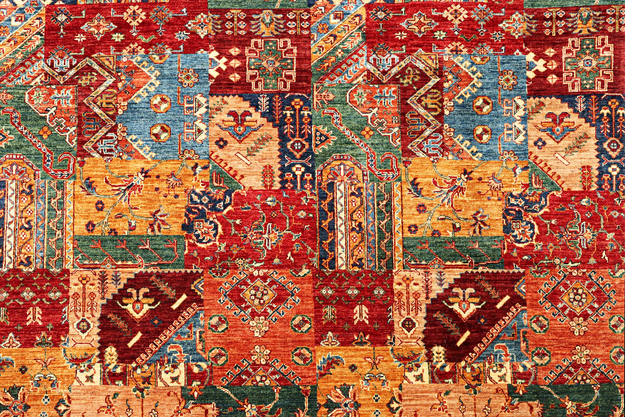 A Kazak carpet, c. 296 x 209 cm.