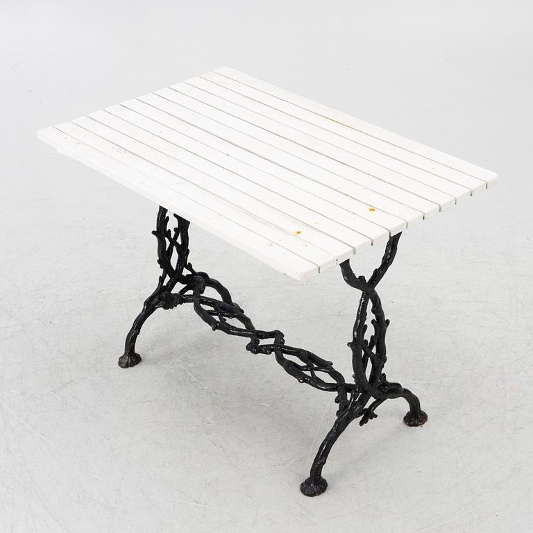 Garden table, early 20th century.