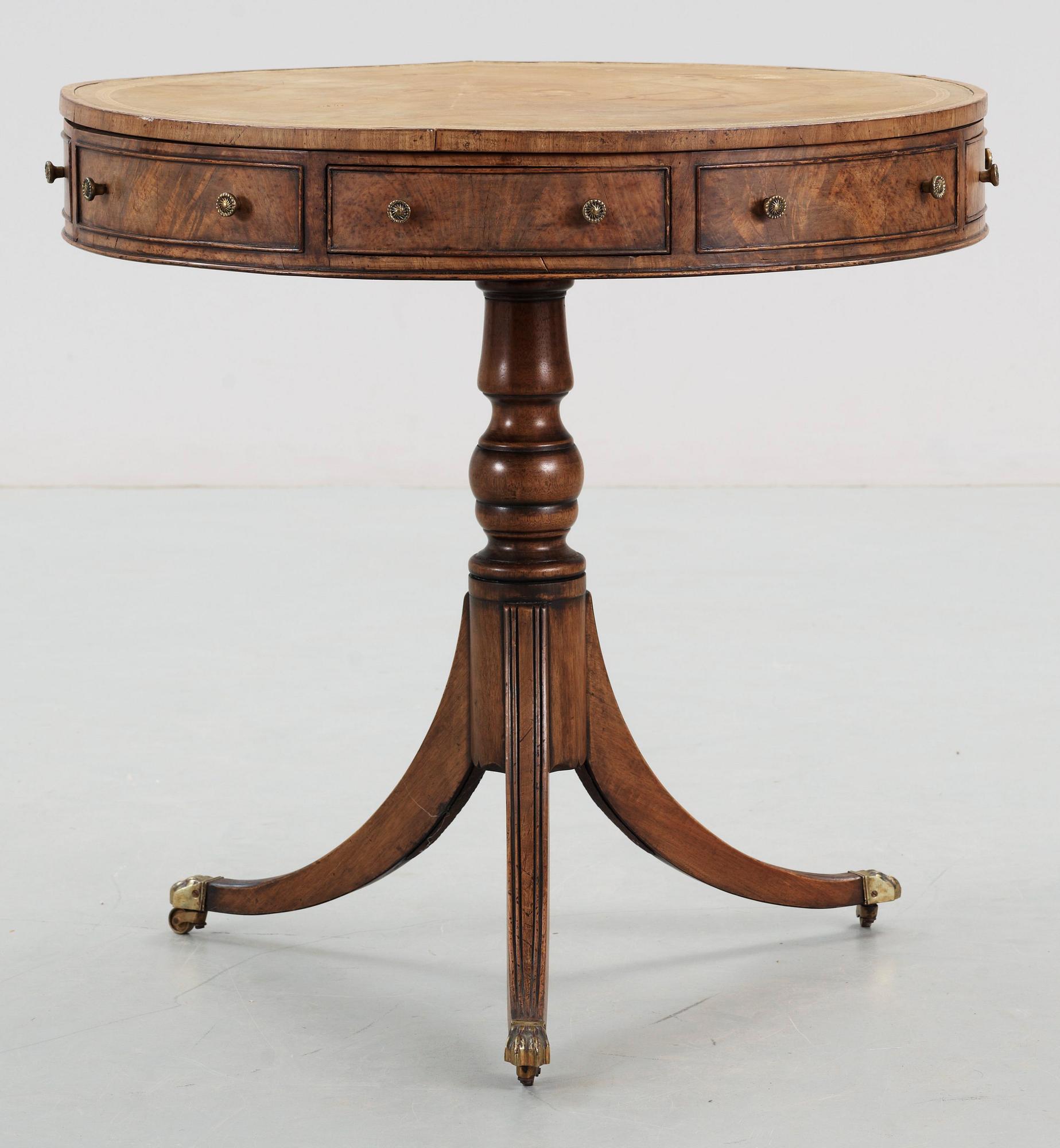 BIBLIOTEKSBORD, England, 1800-tal.