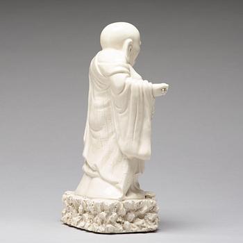 FIGURIN, blanc de chine. Qingdynastin.