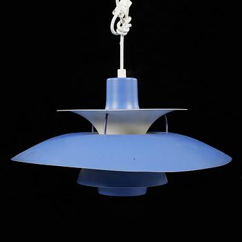 TAKLAMPA, "PH 5" design Poul Henningsen för Louis Poulsen, 1900-talets fjärde kvartal, höjd ca 25 cm.