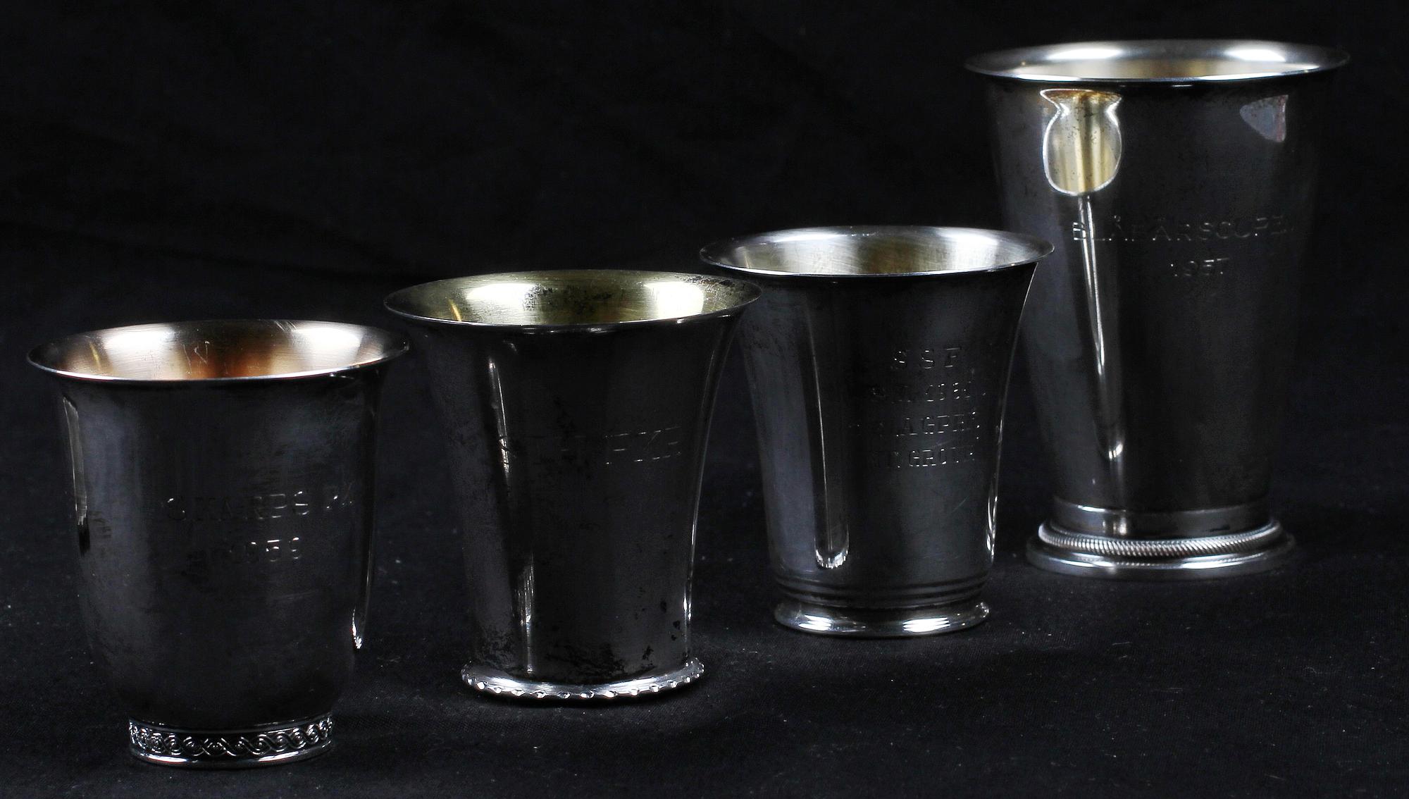 PARTI SILVER, 8 delar, mest Sverige sent 1800-tal till 1900-talets andra hälft.