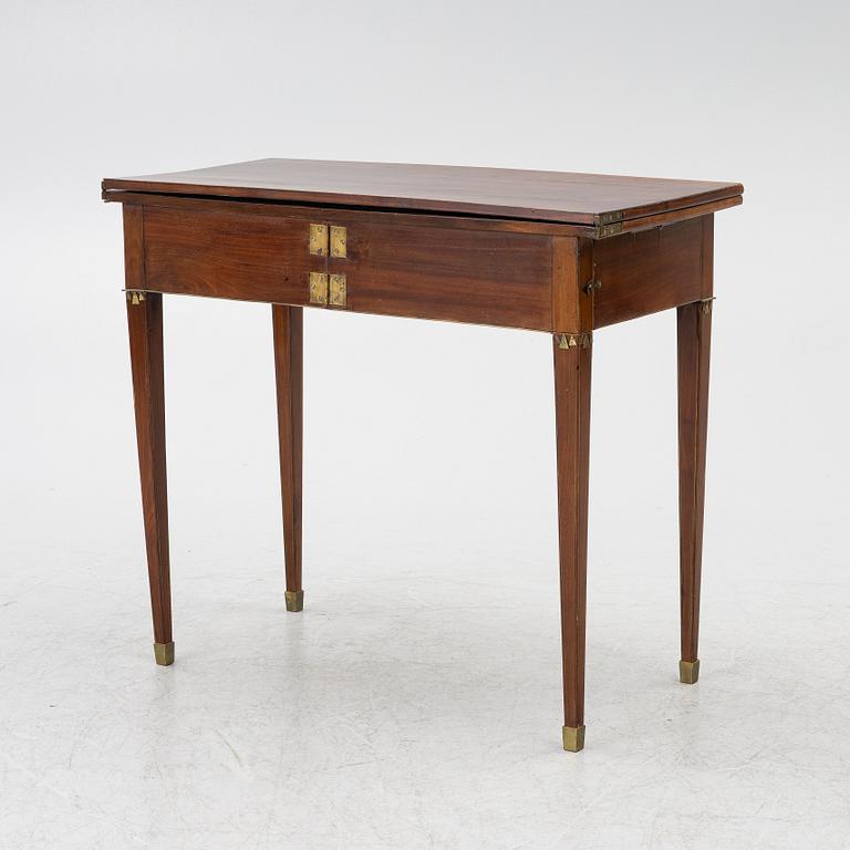 Game table, 18th century, Late Gustavian.