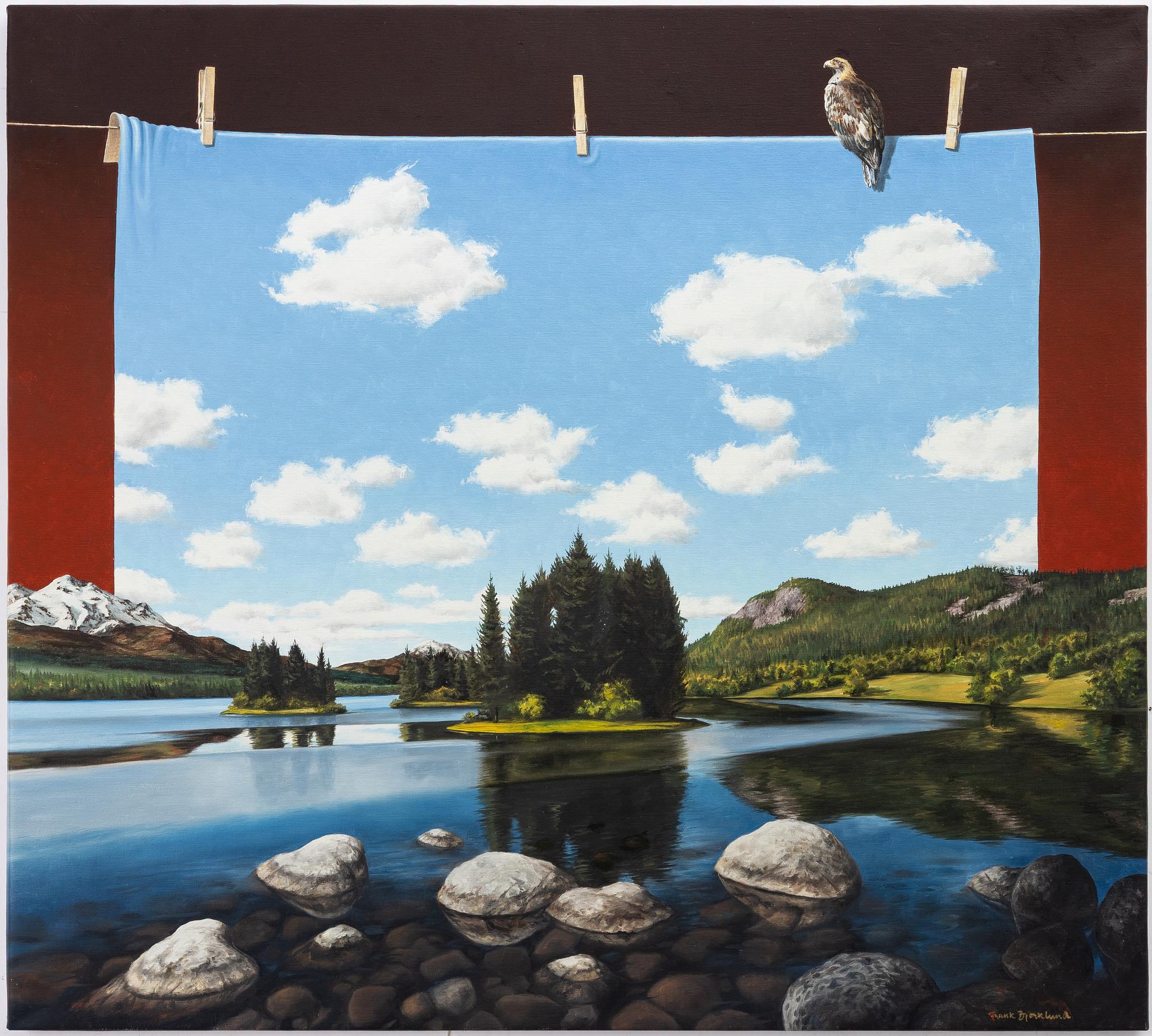 Frank Björklund, Surrealist landscape.