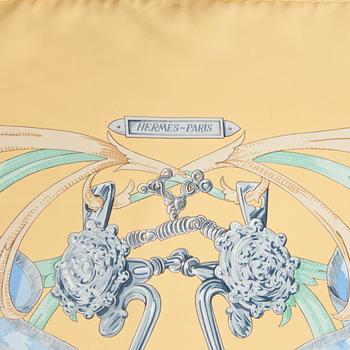 HERMÈS, a silk scarf, "Le Mors "A La Conétable"".