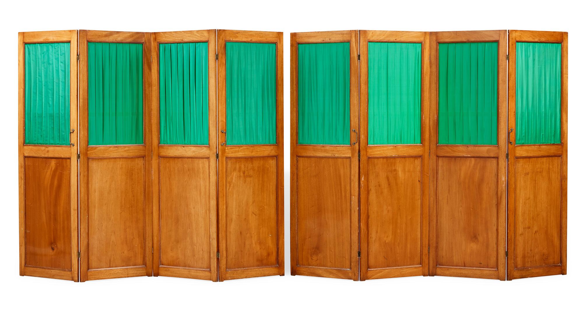 SKÄRMAR, ett par. Directoire, troligen Ryssland, omkring år 1800.