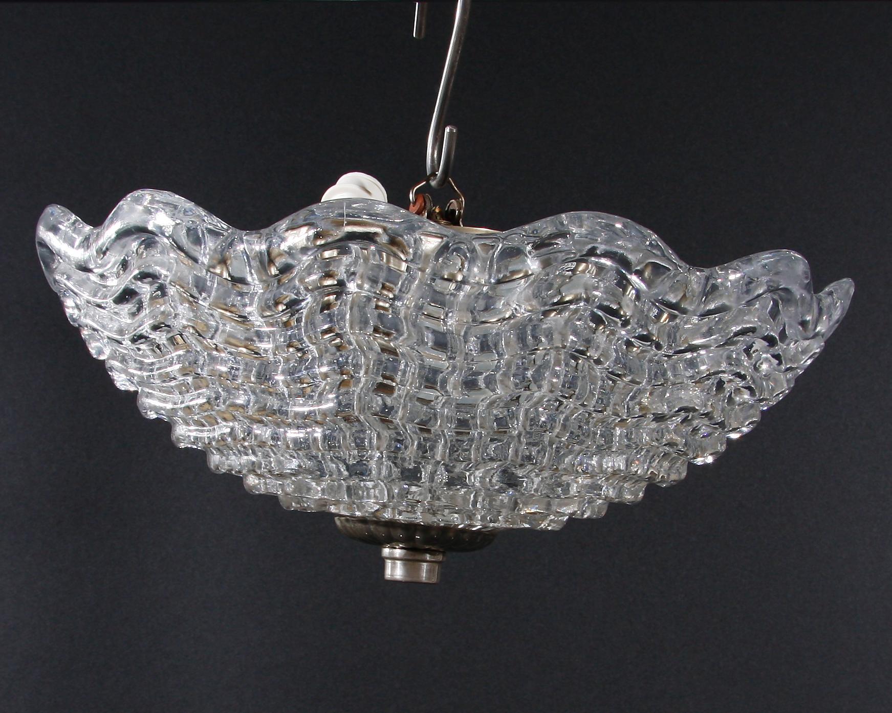 TAKPLAFOND, glas, Kosta, 1900-talets mitt/andra hälft. H 22.