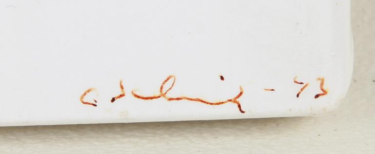 ARNE SCHMITZ, fotografi, sign o dat 73.