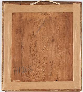 AKVARELLER, nio stycken. Okänd konstnär, Qingdynastin, 1800-tal.