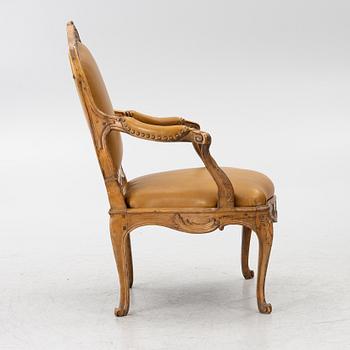 Armchair, Louis XV, 18th century.