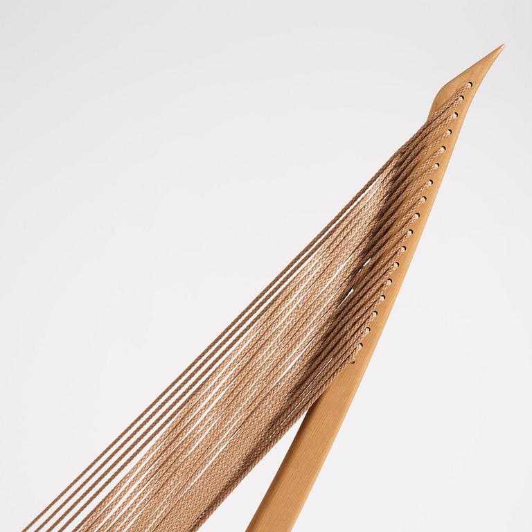 Jørgen Høvelskov, an ash 'Harp Chair', Denmark, post 1963.