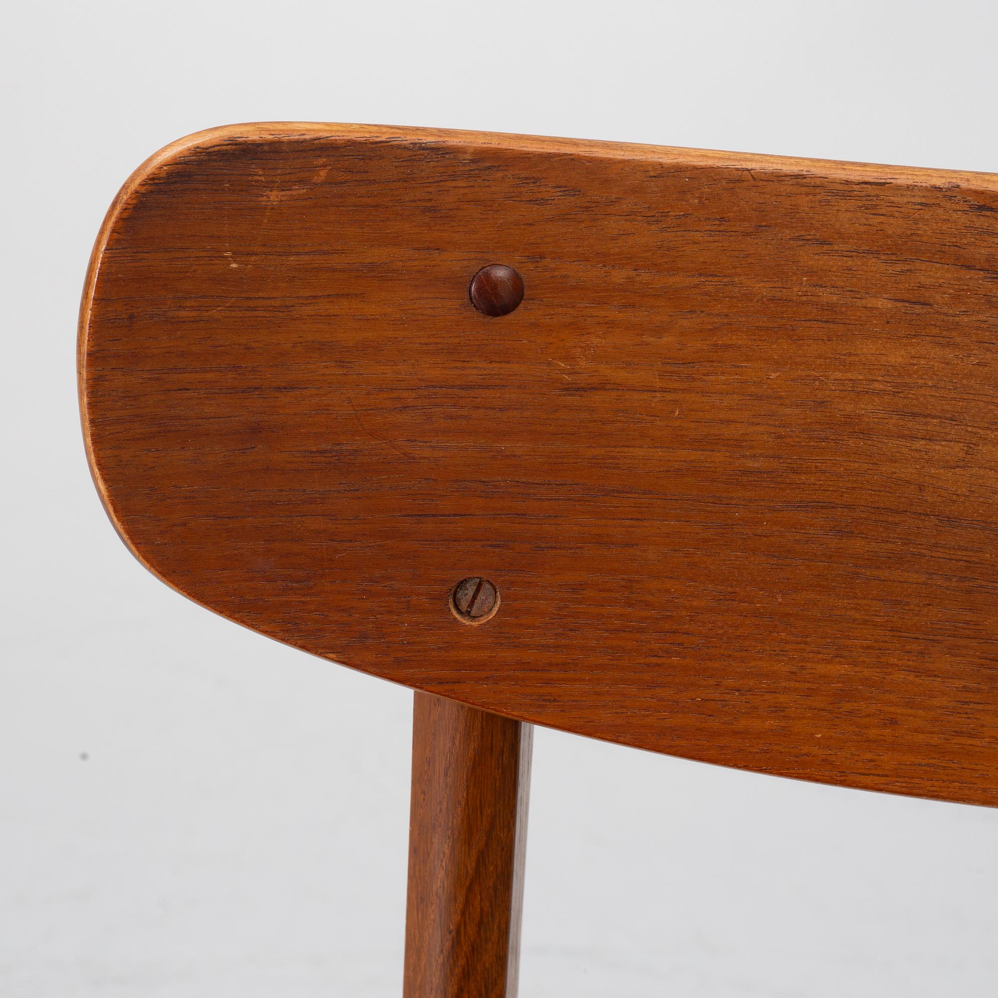 Chairs, 8 pcs, Denmark, 1950s/60s.