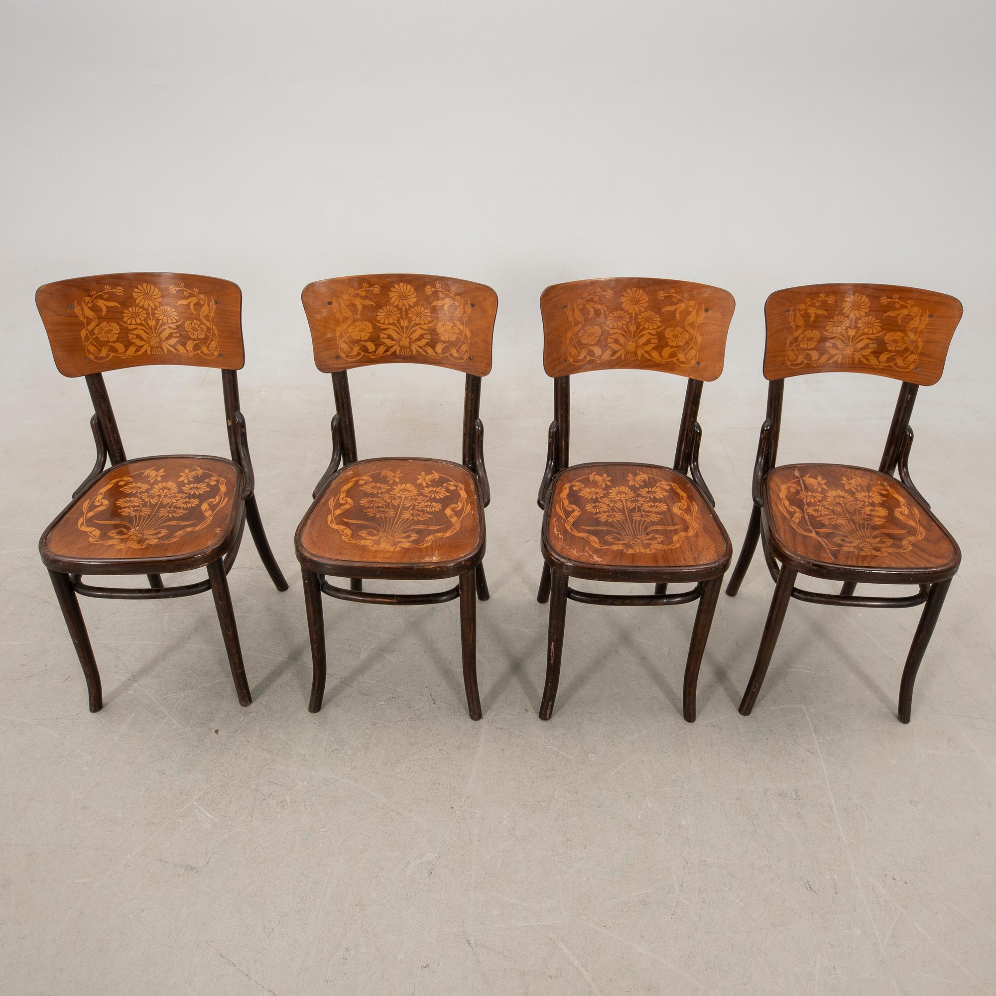 Chairs 4 pcs early 20th century.