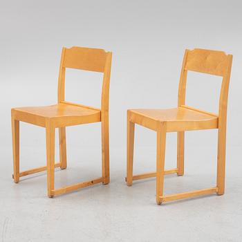 Sven Markelius, chairs 6 pcs., "The Orchestra Chair",