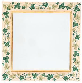 479. A Svenskt Tenn mirror attributed to Estrid Ericson, the frame covered in fabric.