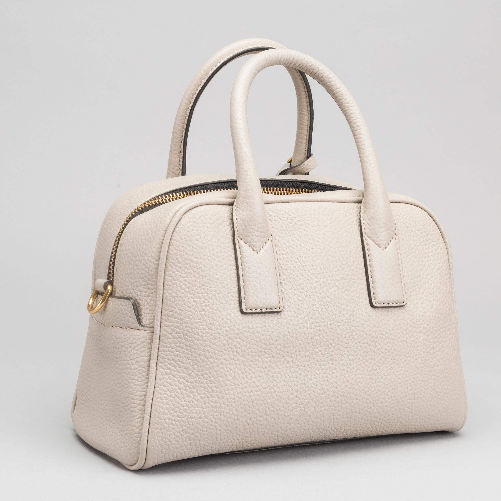 MARC JACOBS, "Gotham small Bauletto", handbag and wallet.