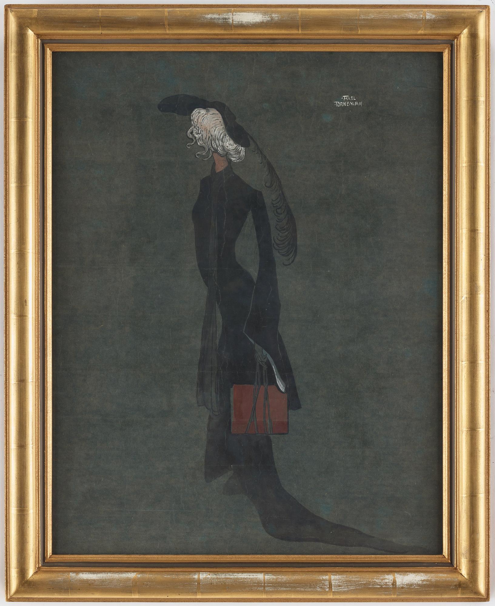 Axel Törneman, Lady in black.