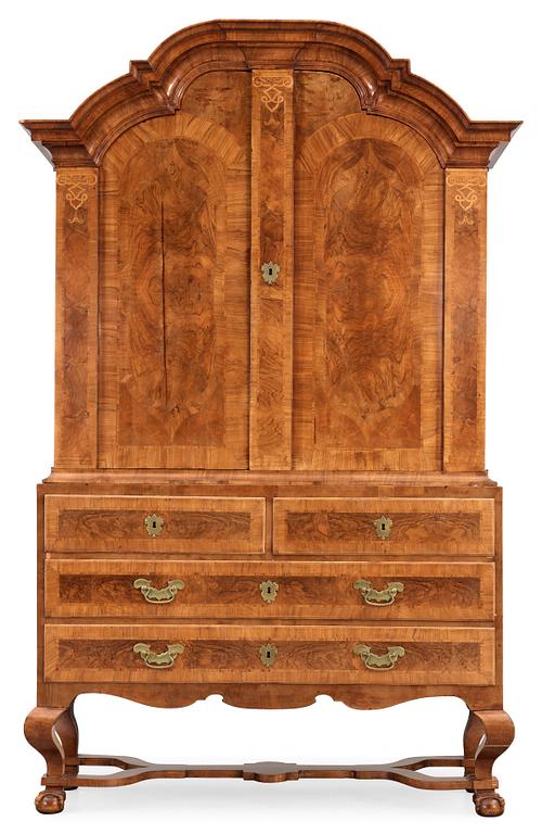 A Swedish Rococo 18th century cupboard.
