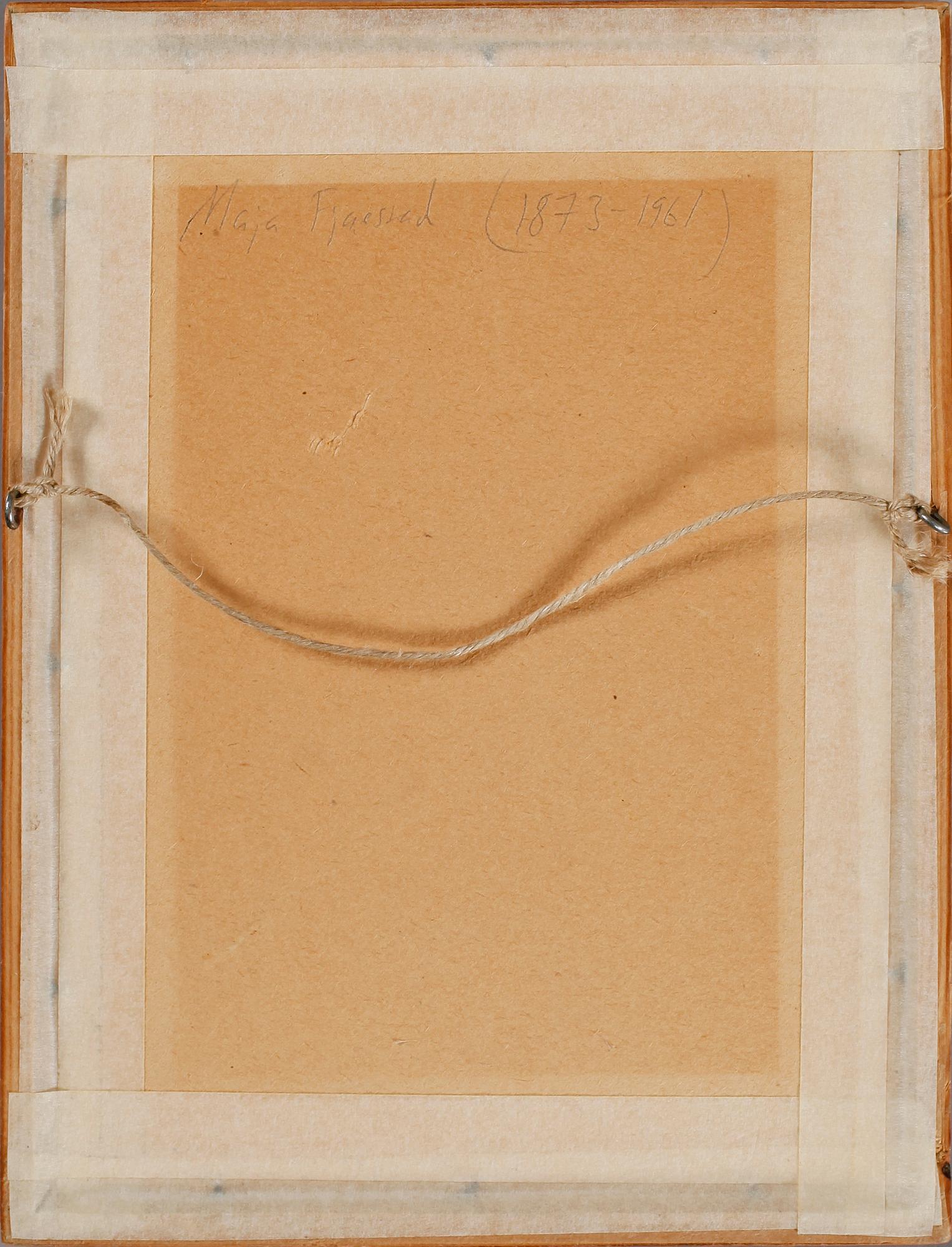 KERSTIN MARIA (MAJA) FJAESTAD, 2 st, träsnitt, signerade.