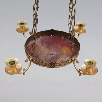 TAKAMPEL, empirestil, 1800-tal. Höjd ca 75 cm.