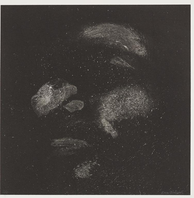 Dan Wolgers, blyrör, signerad Dan Wolgers och numrerad 2/10. 5 photopolymer tryck, 2014, upplaga 10. I originalkartong.