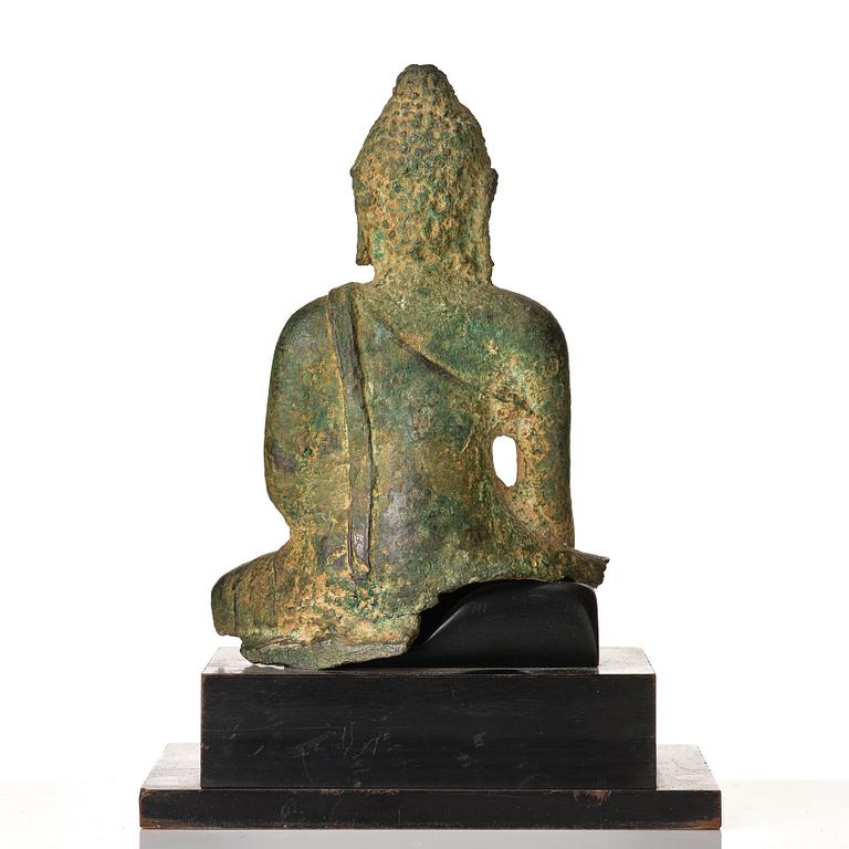 A bronze sculpture of buddha, Siam, Sawankhalok, 8th/9th Century.