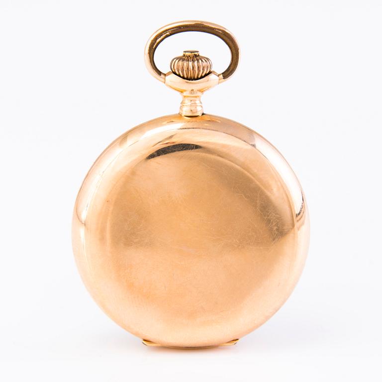 LONGINES, pocket watch, hunting case, 50 mm.