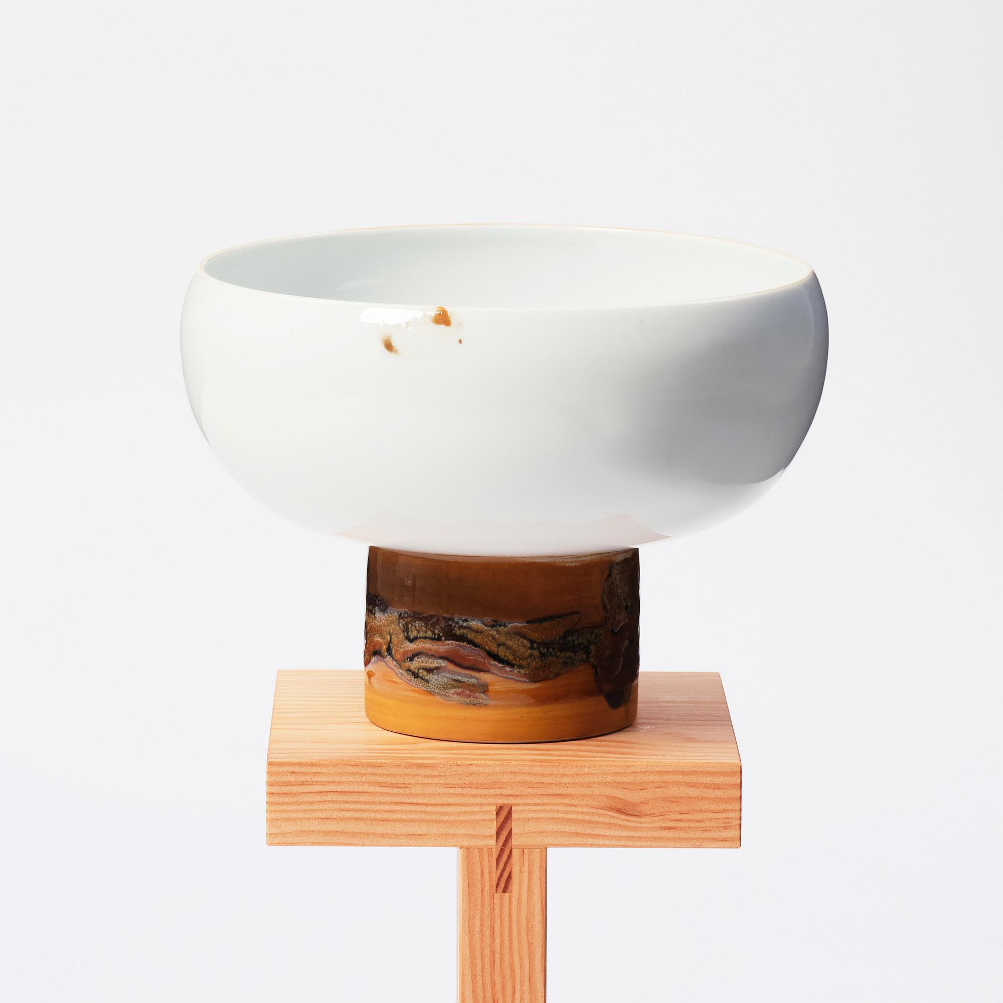 Carl-Harry Stålhane, a unique stoneware bowl, Rörstrand.