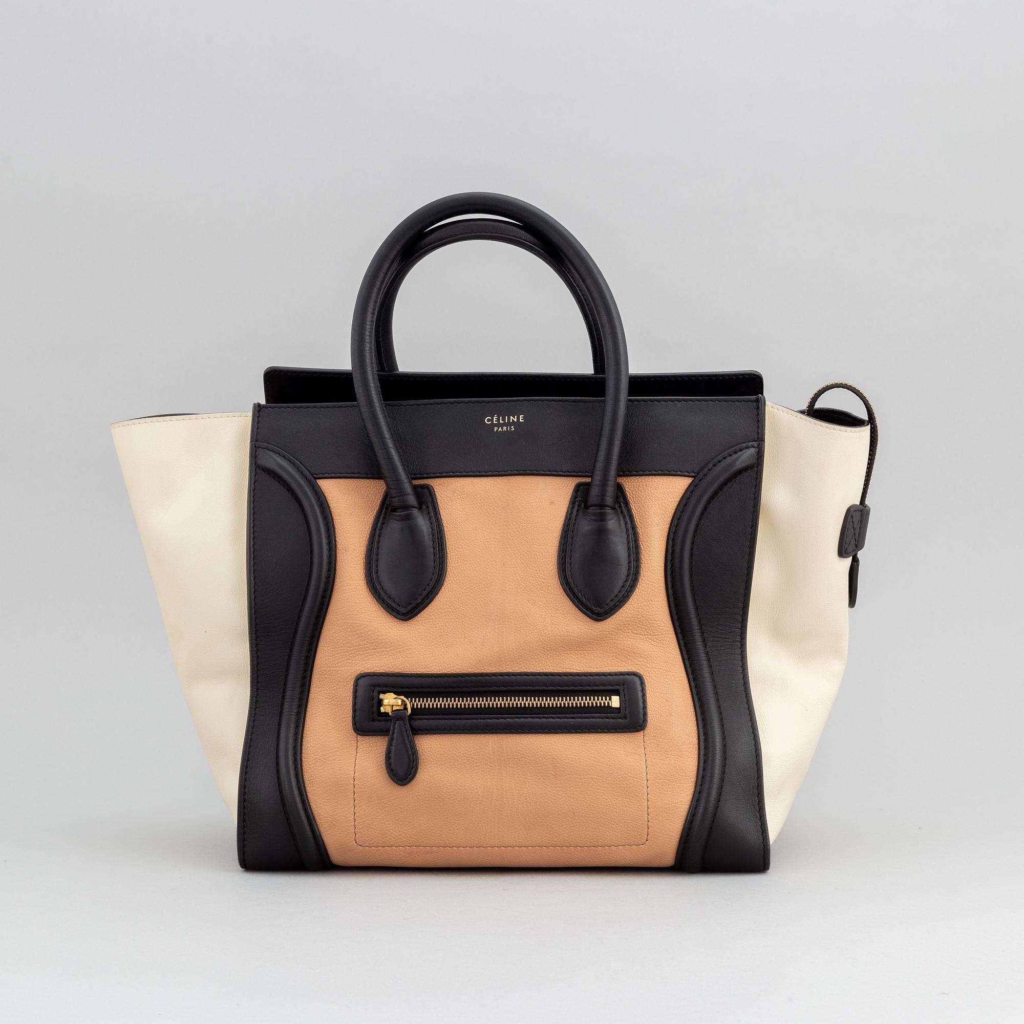 Céline, a leather 'Luggage' handbag.