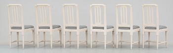 STOLAR, 6 st, "Odenslunda", Ur IKEAs 1700-tals serie. 1990-tal.