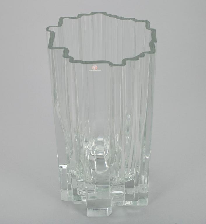 VAS, glas, "Arcadia", sign. Tapio Wirkkala 3571.