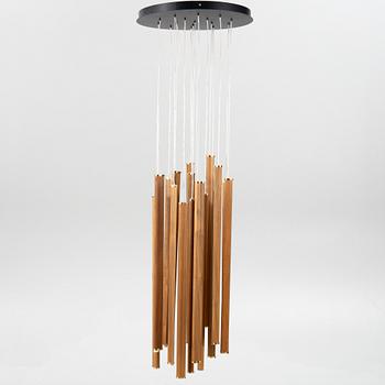 Giorgetti R&D, a 'Leaf' ceiling lamp, 2010s.