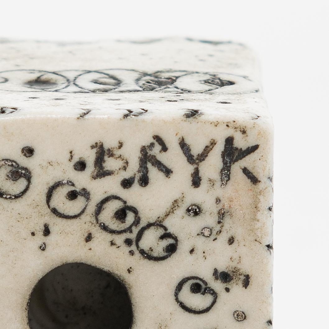 Rut Bryk, a stoneware cruet signed BRYK.